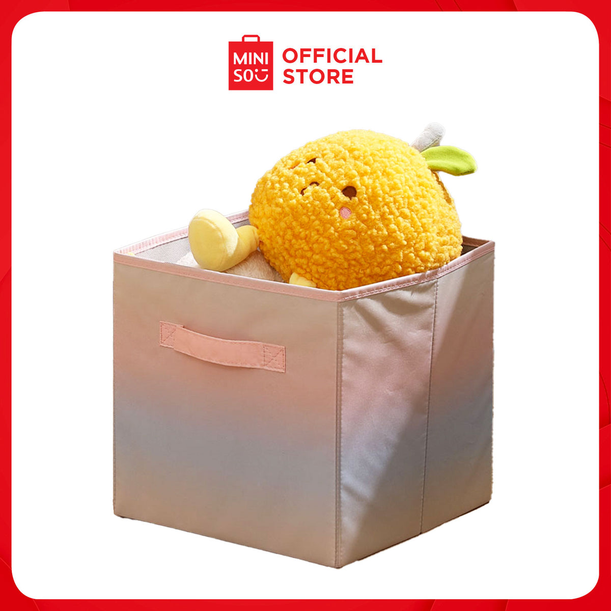 MINISO Macaron Gradient Series Fabric Storage Cube Miniso Philippines Official