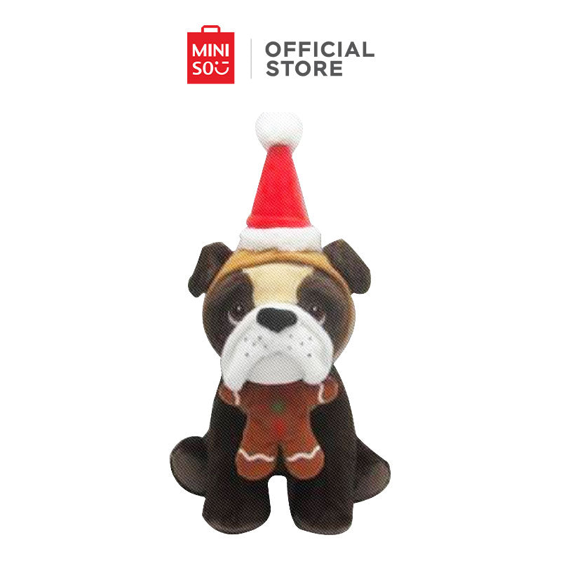 MINISO 9in. Christmas Dog Plush Toy Miniso Philippines Official