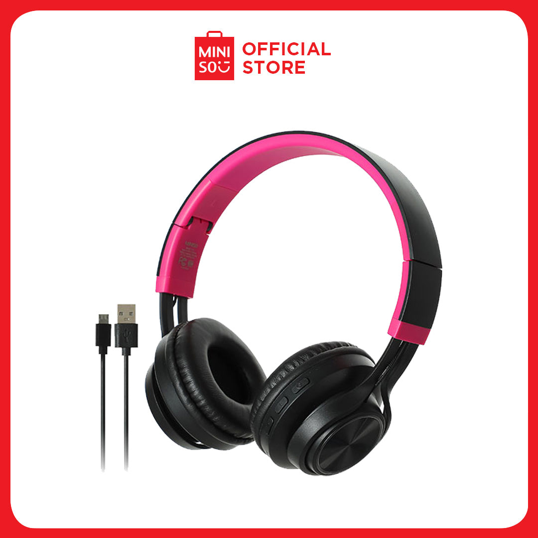 MINISO Fashion Wireless Headphones with Colorful Light – Miniso