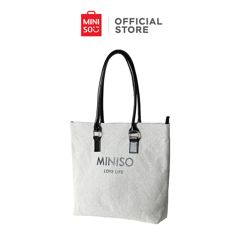 MINISO Canvas Shoulder Bag - Main Image