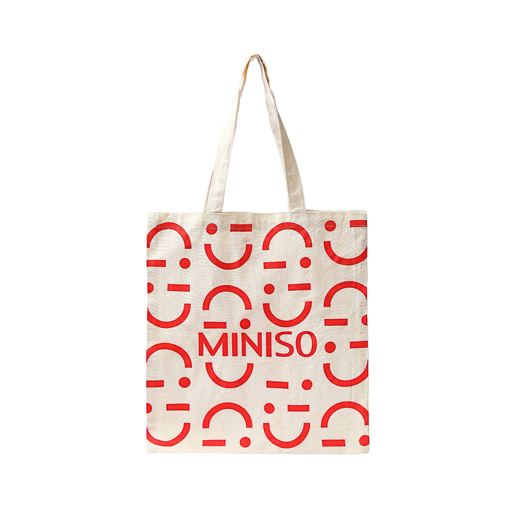 MINISO Smiley Face Shopping Bag – Miniso Philippines Official