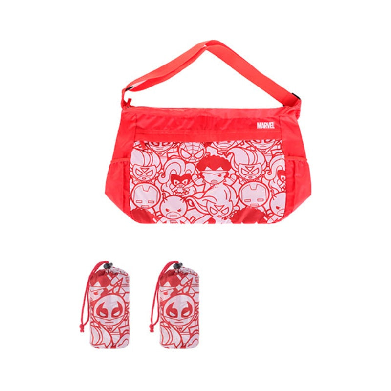 MINISO MARVEL Foldable Bag Red Miniso Philippines Official