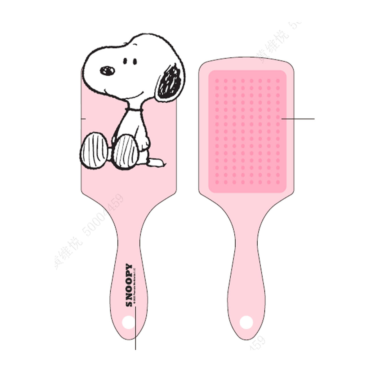 MINISO Snoopy Summer Travel Collection Paddle Brush Miniso
