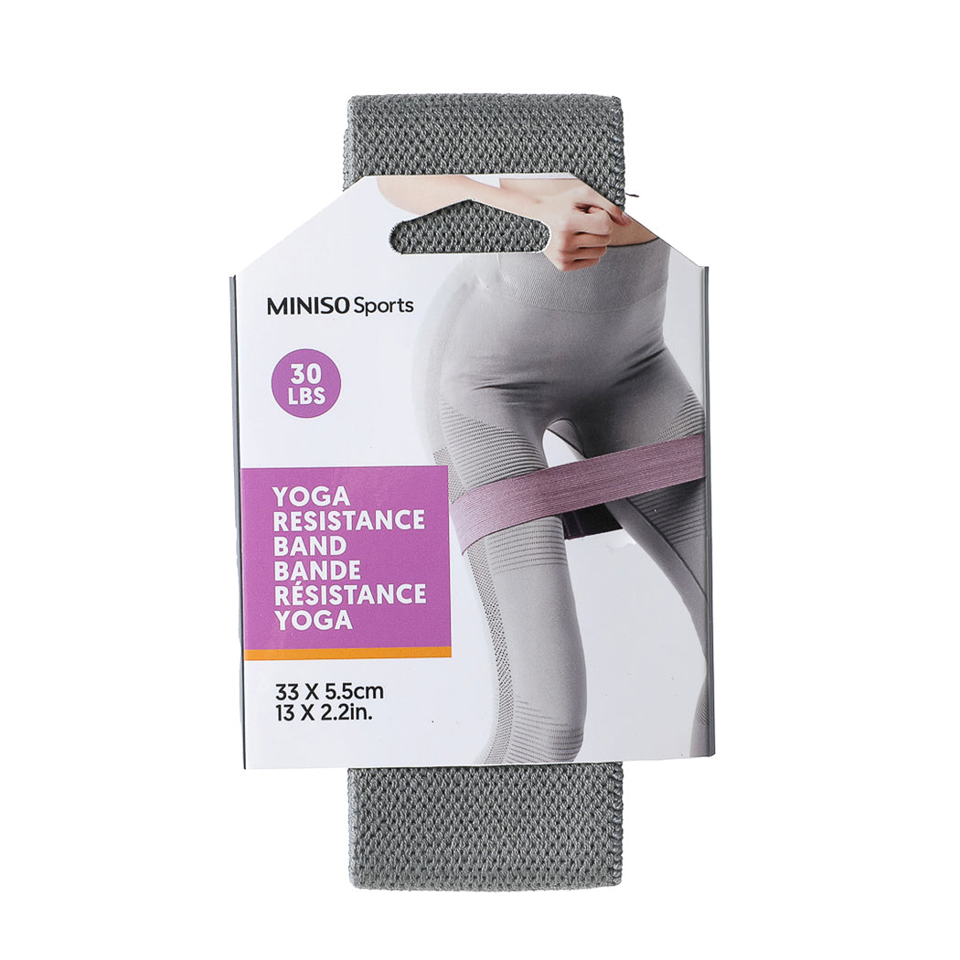 MINISO Sports - Gilding Series Yoga Resistance Band for Buttocks & Legs  (30Lbs)(Pink)