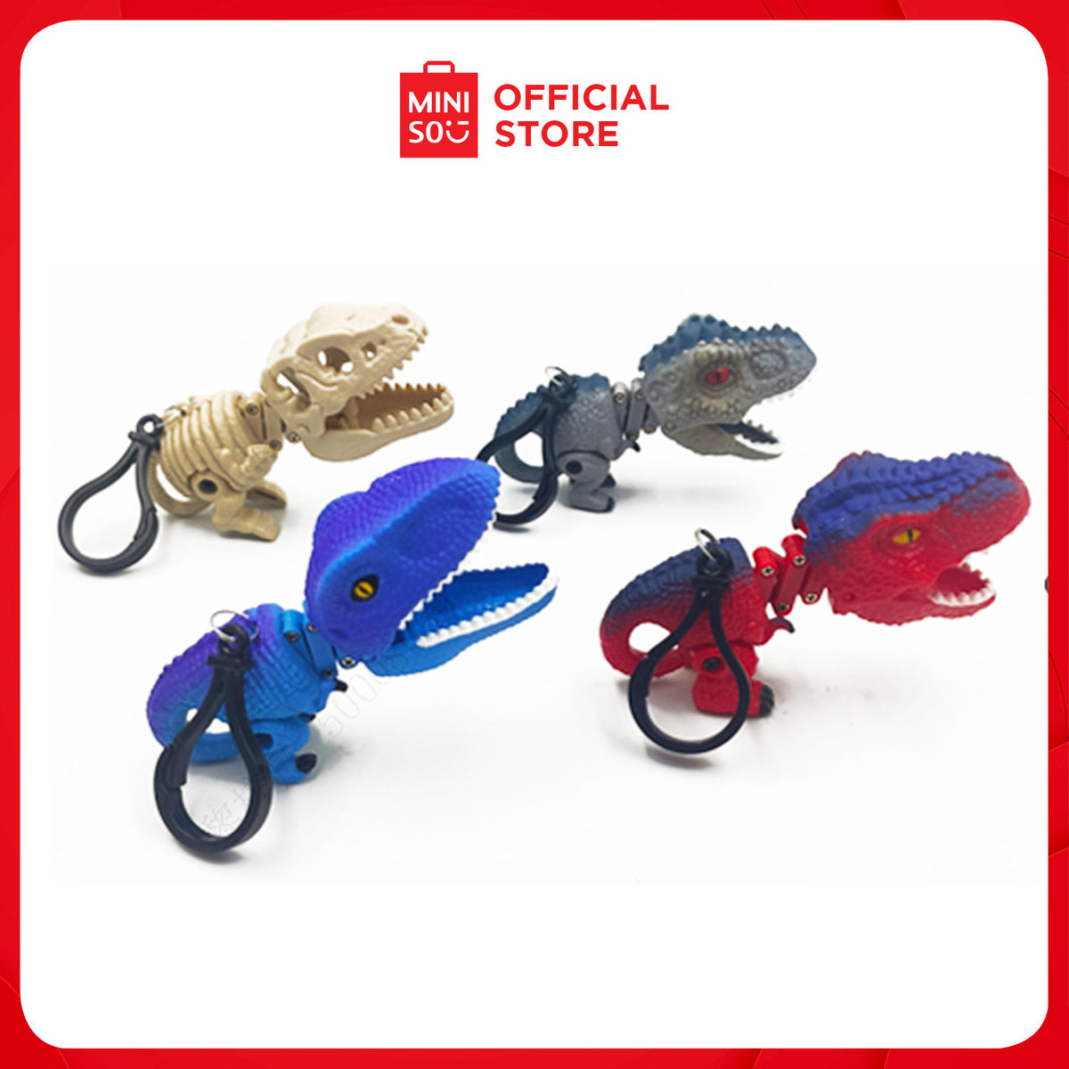 MINISO Dinosaur Series Dinosaur Pendant Blind Egg (4 Assorted Models