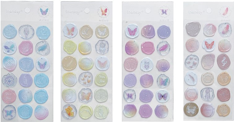 MINISO Butterfly Clear Stamp Stickers (4 Assorted Models) – Miniso ...