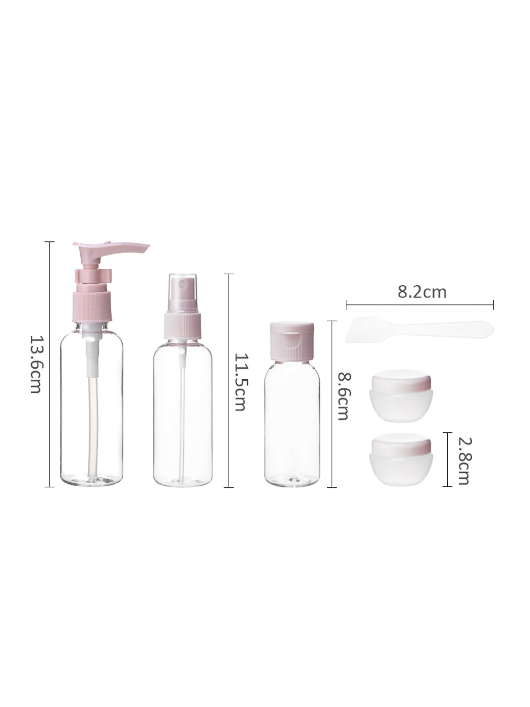 MINISO travel bottle set 5 pcs Miniso Philippines Official