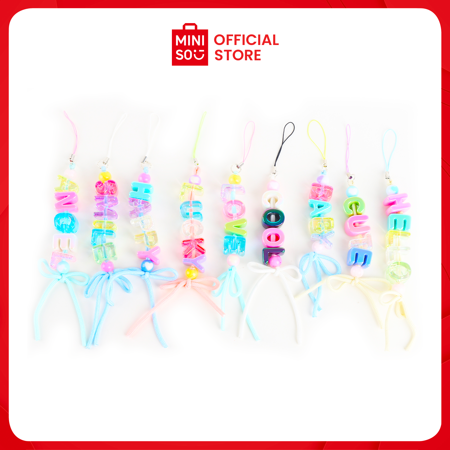 MINISO Shiny Letters Phone String