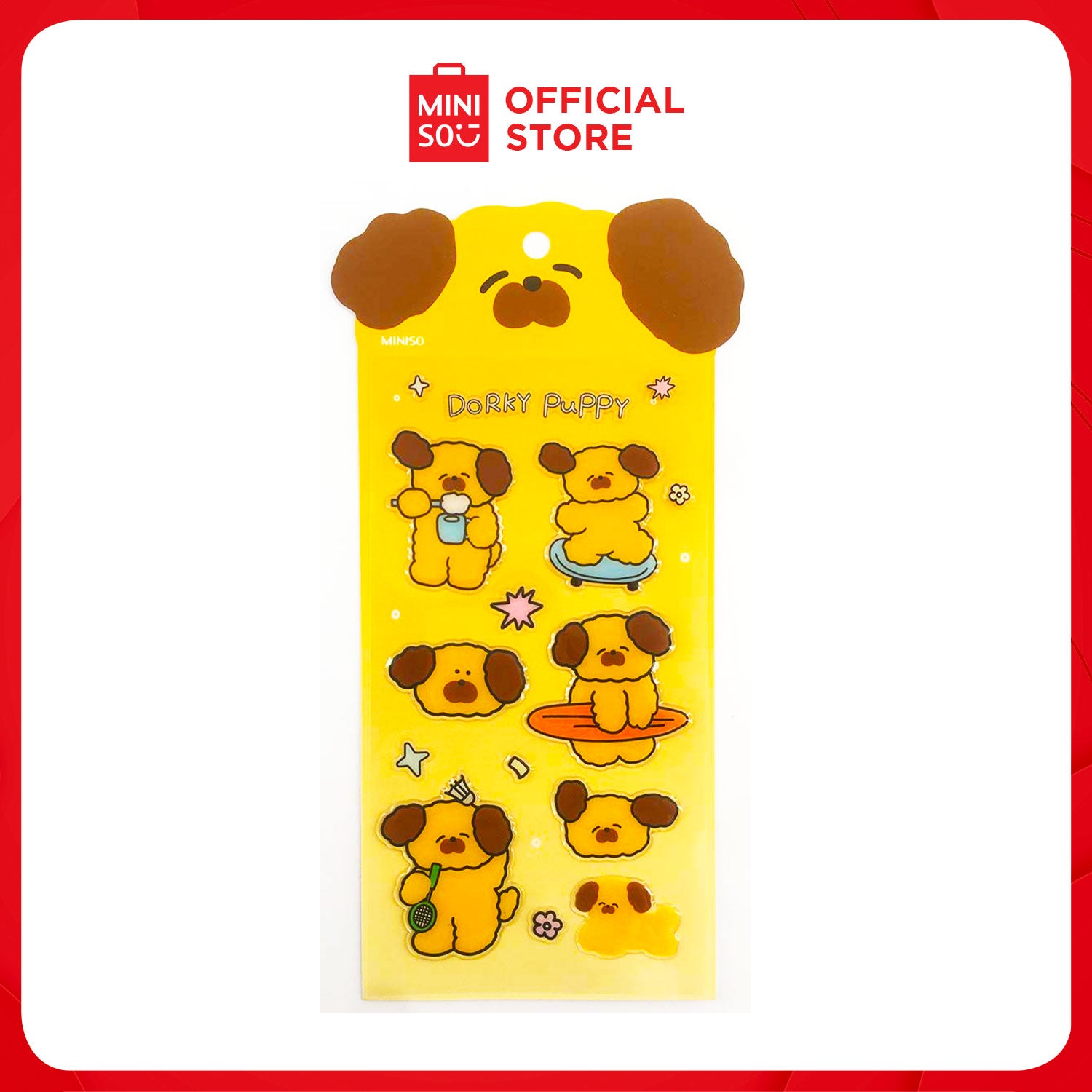 MINISO Doggie Power Collection Moni Epoxy Stickers – Miniso Philippines ...