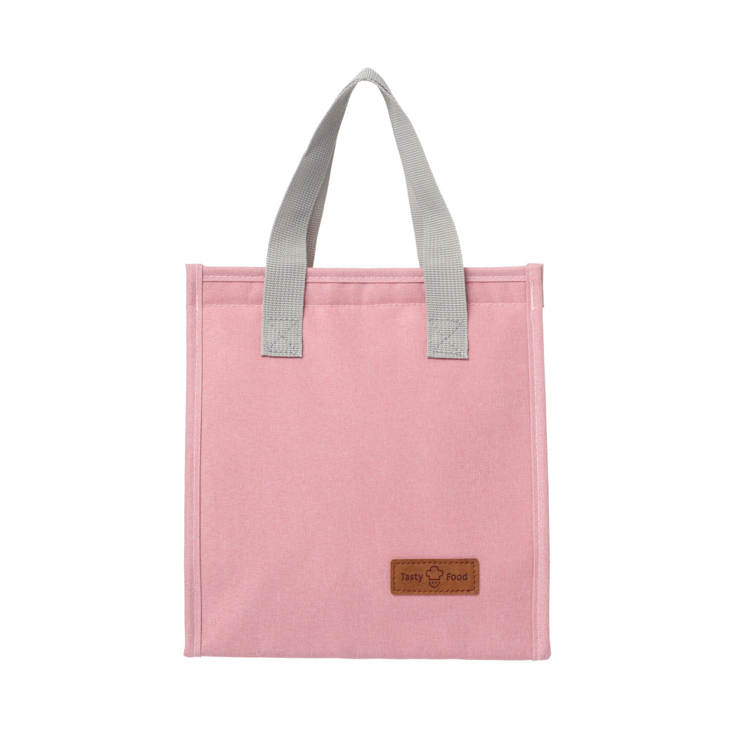 MINISO Solid Color Lunch Bag Pink