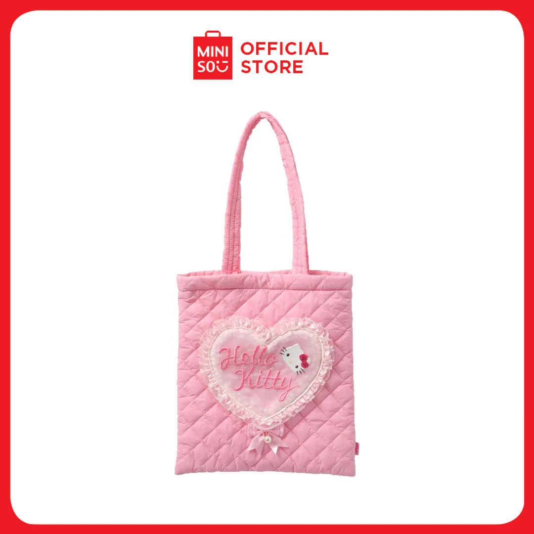 MINISO Hello Kitty Pink Collection Shopping Bag - Main Image