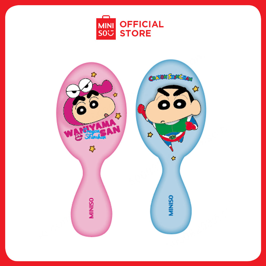 MINISO Crayon Shinchan 3D Portable Cushion Brush for stylish on-the-go hair care