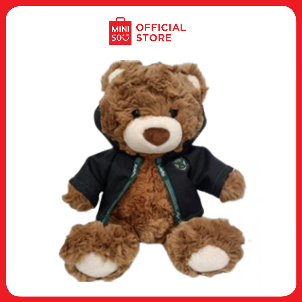 MINISO Harry Potter Slytherin Bear Plush Toy – 10 inch soft school gift