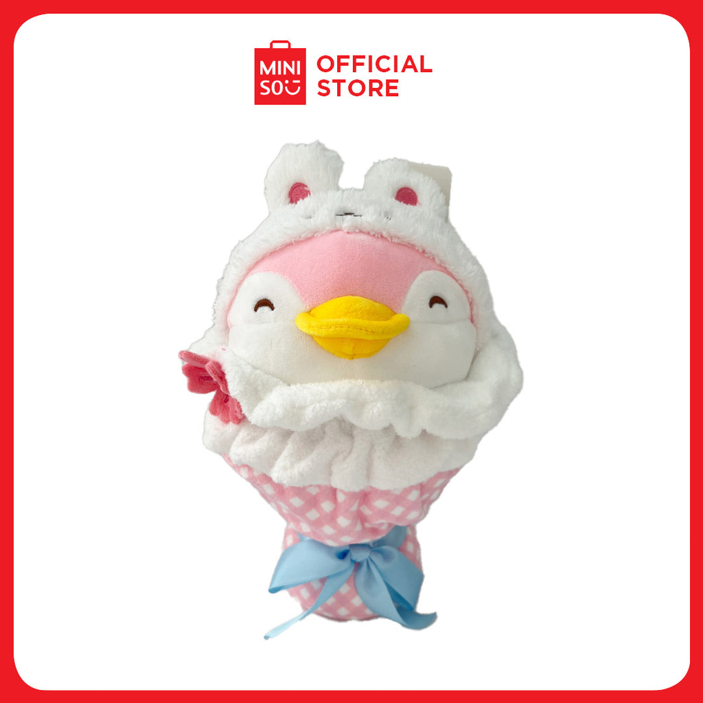 MINISO Mini Family Pendy Plush Toy – Soft Bouquet Style Stuffed Animal for Kids