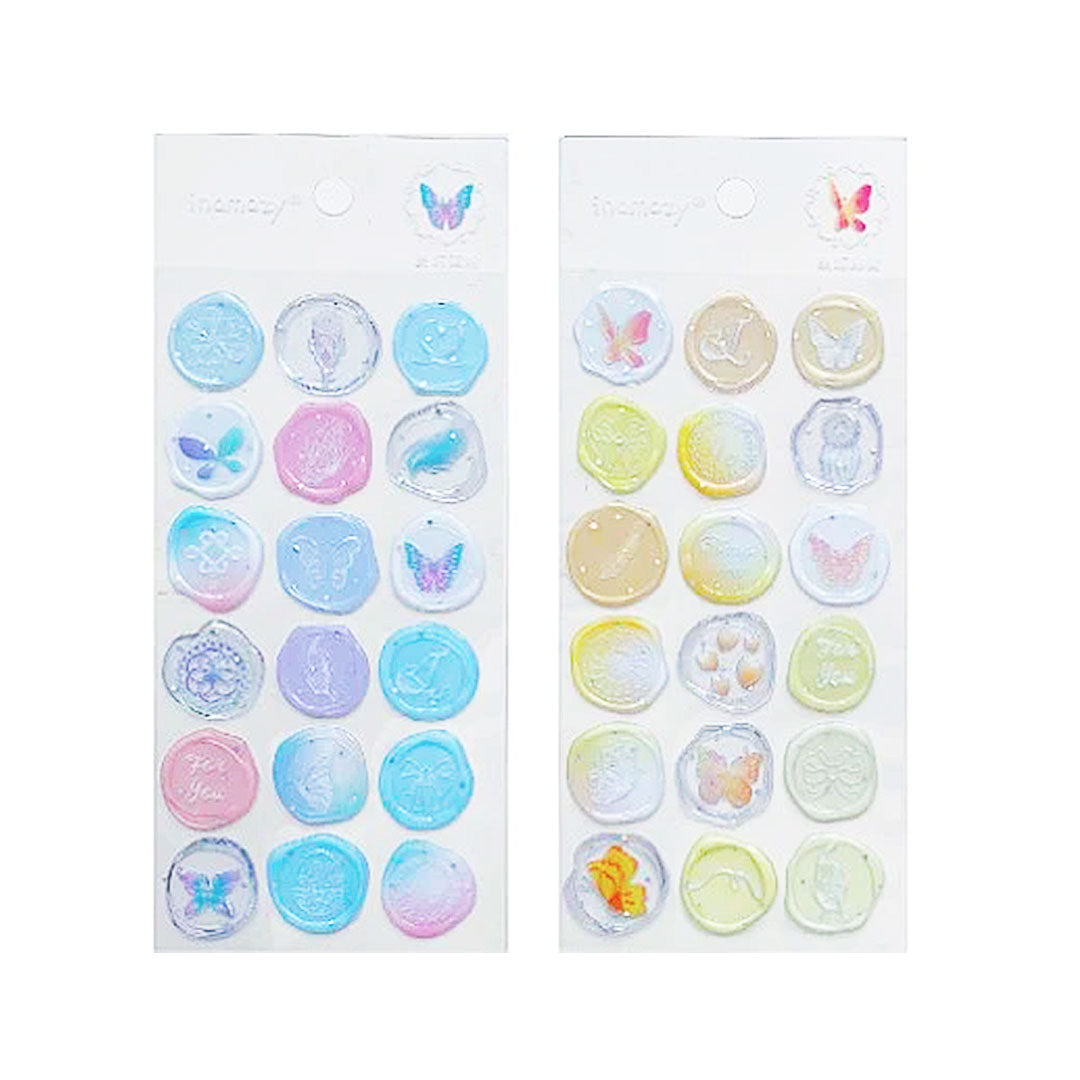 MINISO Butterfly Clear Stamp Stickers (4 Assorted Models) – Miniso ...