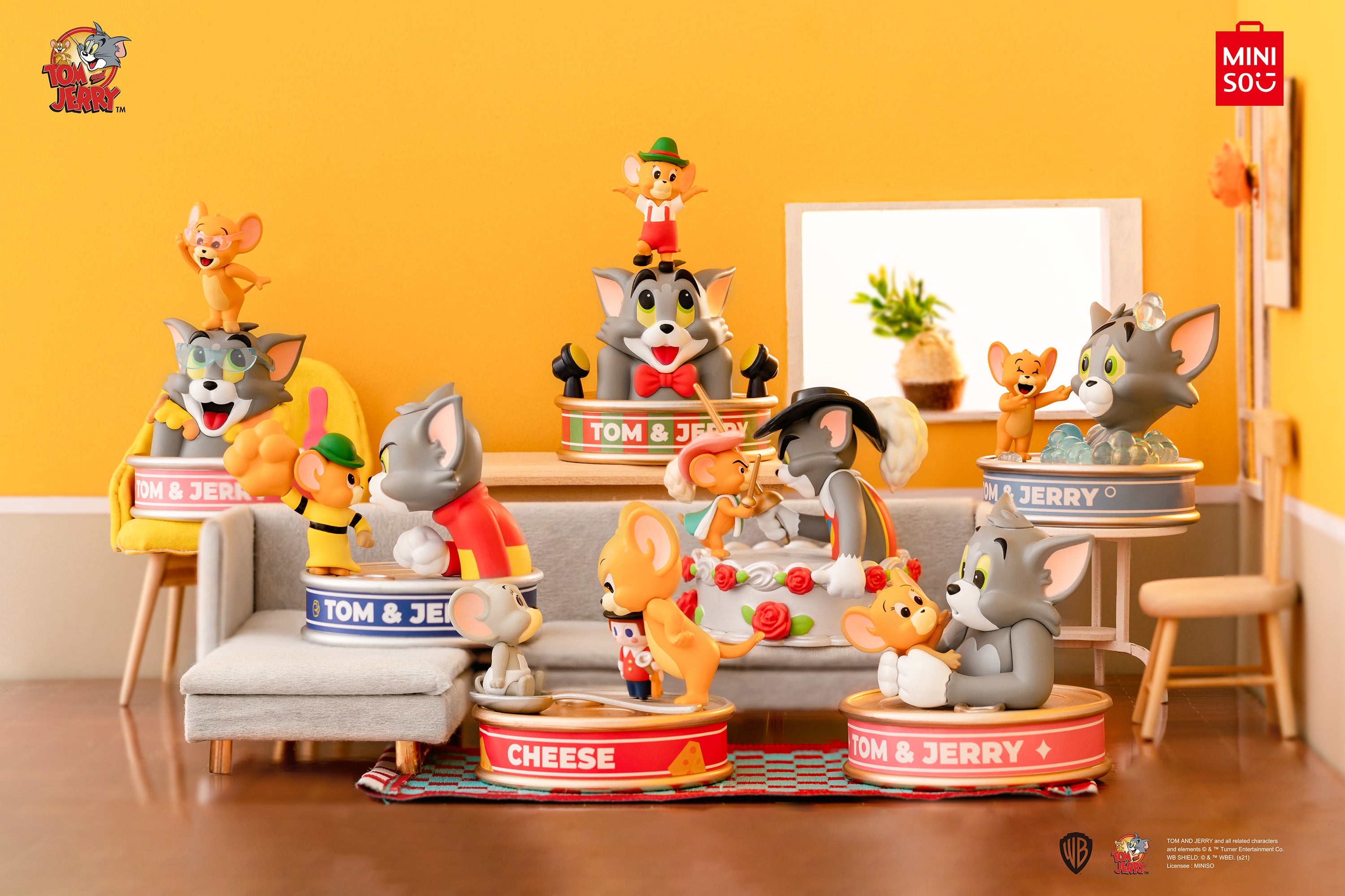 Tom and Jerry Can Collection Figure Model Blind Box – Miniso Philippines  Official