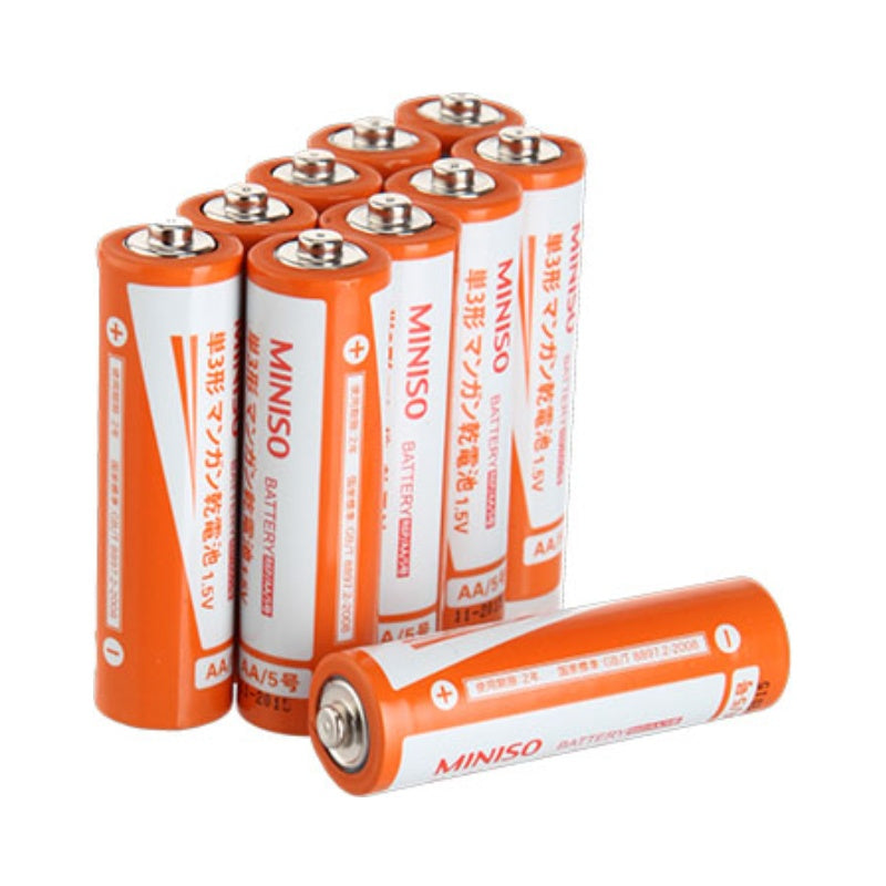 AA Carbon-Zinc 10-pc. Battery Pack - Miniso Philippines Official