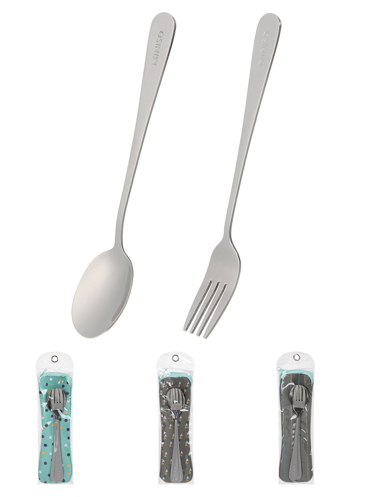 Spoon & Fork Tableware Set - Miniso Philippines Official