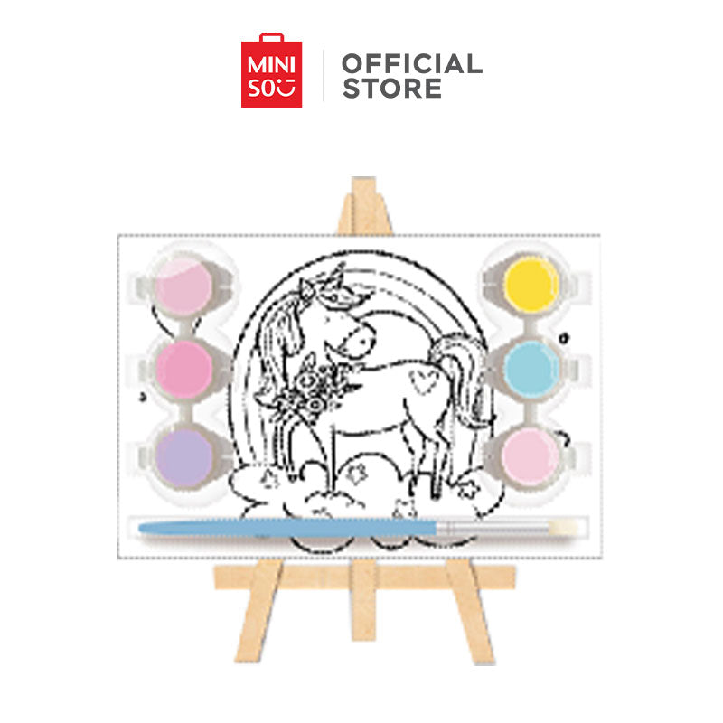 Mini Painting Kit 10×15cm(Unicorn) - MINISO