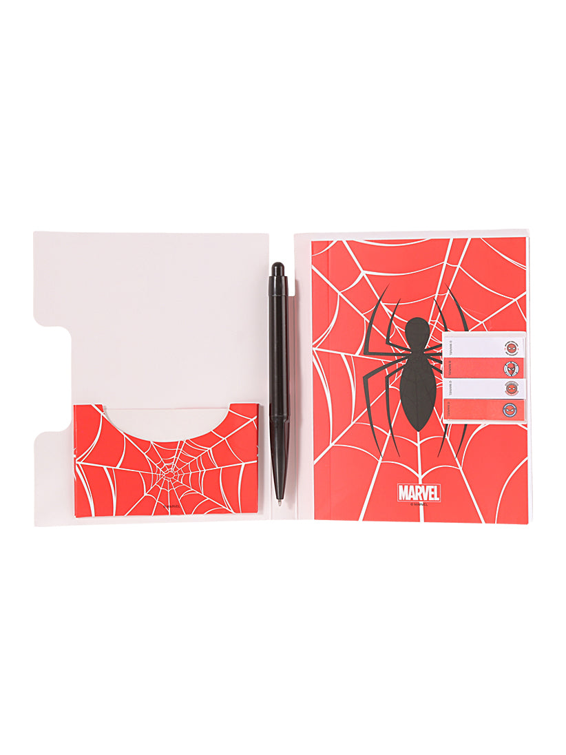 Marvel Spider-Man Memo Book With Calculator, Pad And Pen Miniso NEW 